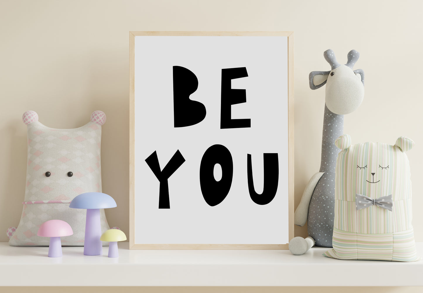 Be You Printable Wall Art for Kids | Little Courage Series | Nursery & Playroom Decor