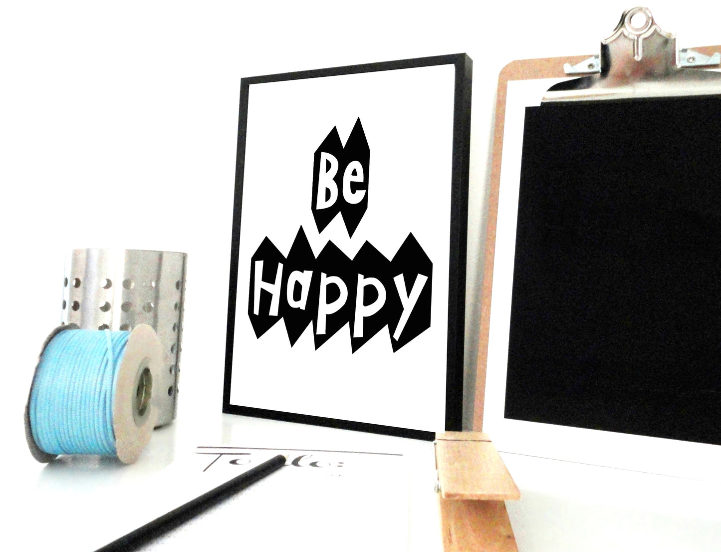 Be Happy Printable Print, Motivational Print, Happy Poster