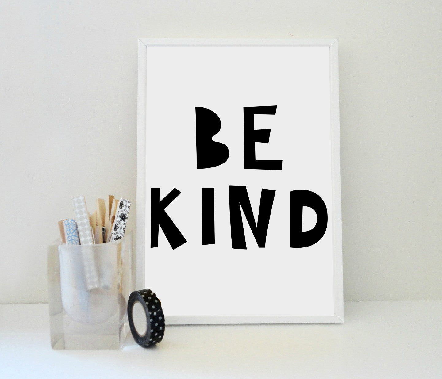 Be Kind Kids Printable Poster | Encouraging Nursery Wall Art | Little Courage Collection