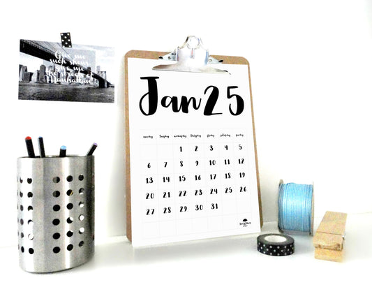 Consider 2025 Printable Calendar, 2025 Monthly Calendar