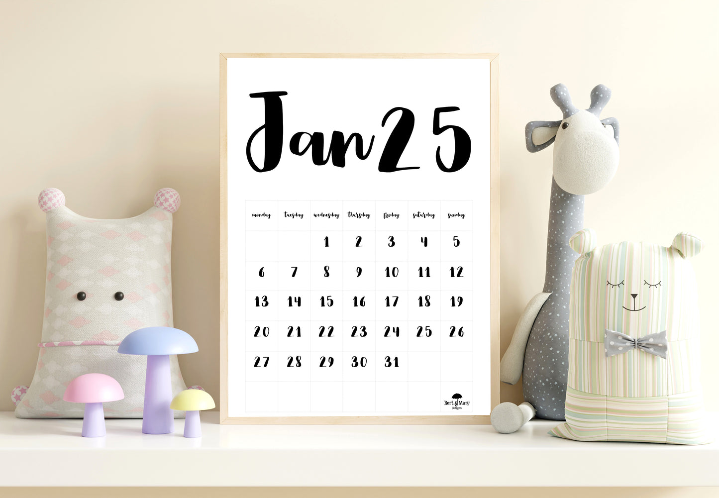 Consider 2025 Printable Calendar, 2025 Monthly Calendar