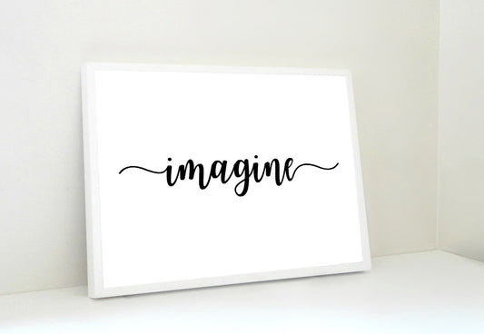 Imagine Printable, Imagine Print, Nursery Wall Art