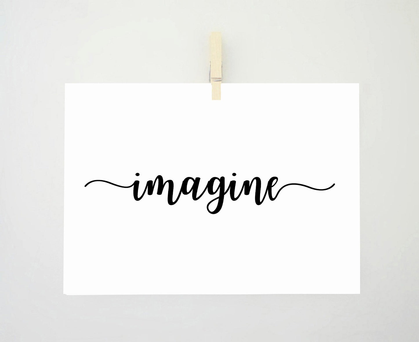 Imagine Printable, Imagine Print, Nursery Wall Art