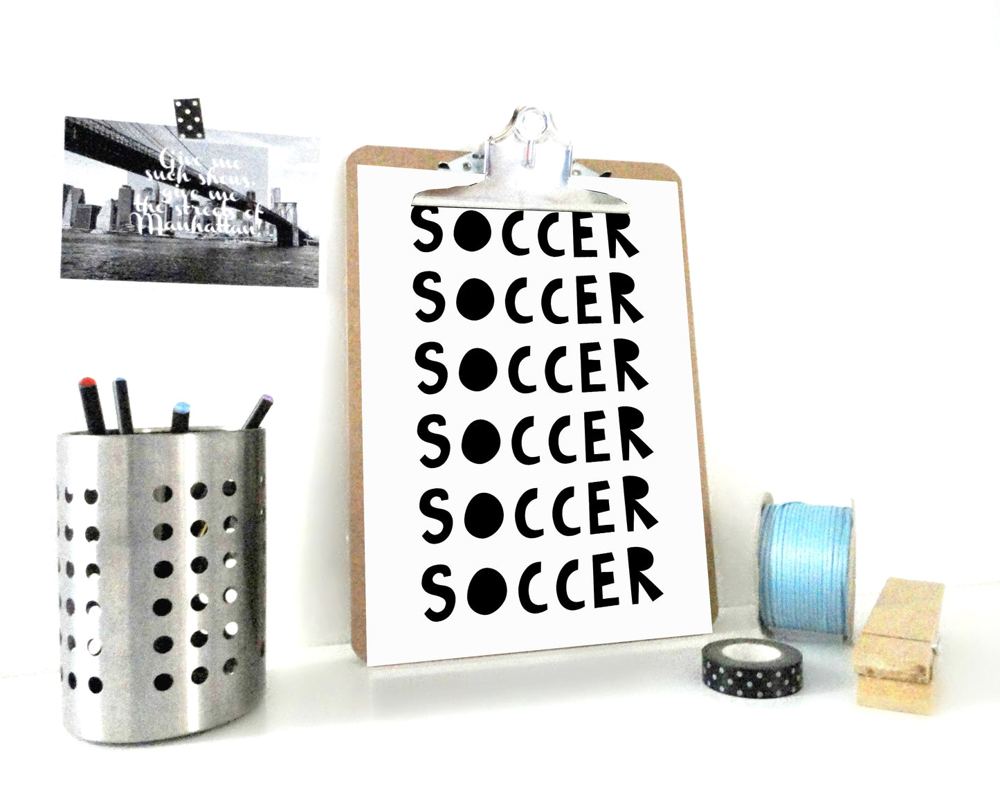 Soccer Printable Print, Soccer Poster, Soccer Wall Art