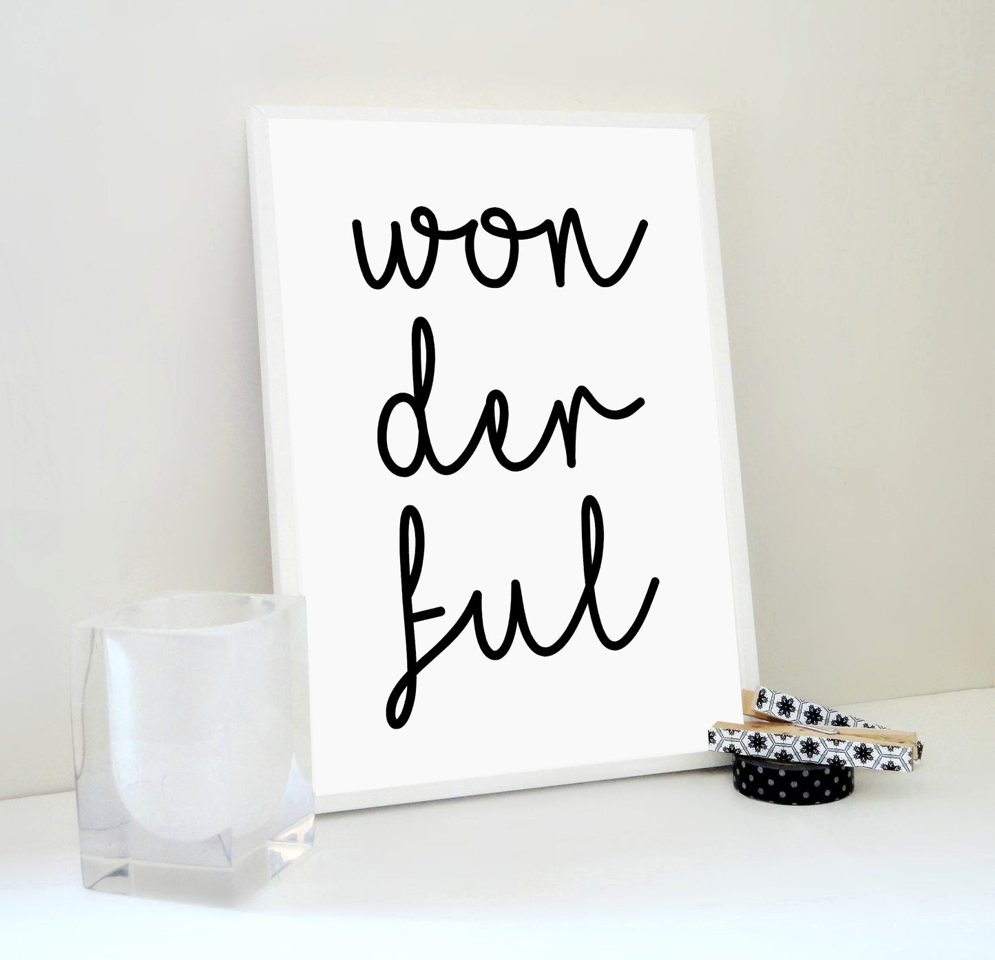 Wonderful no2 Printable, Wonderful Art Print