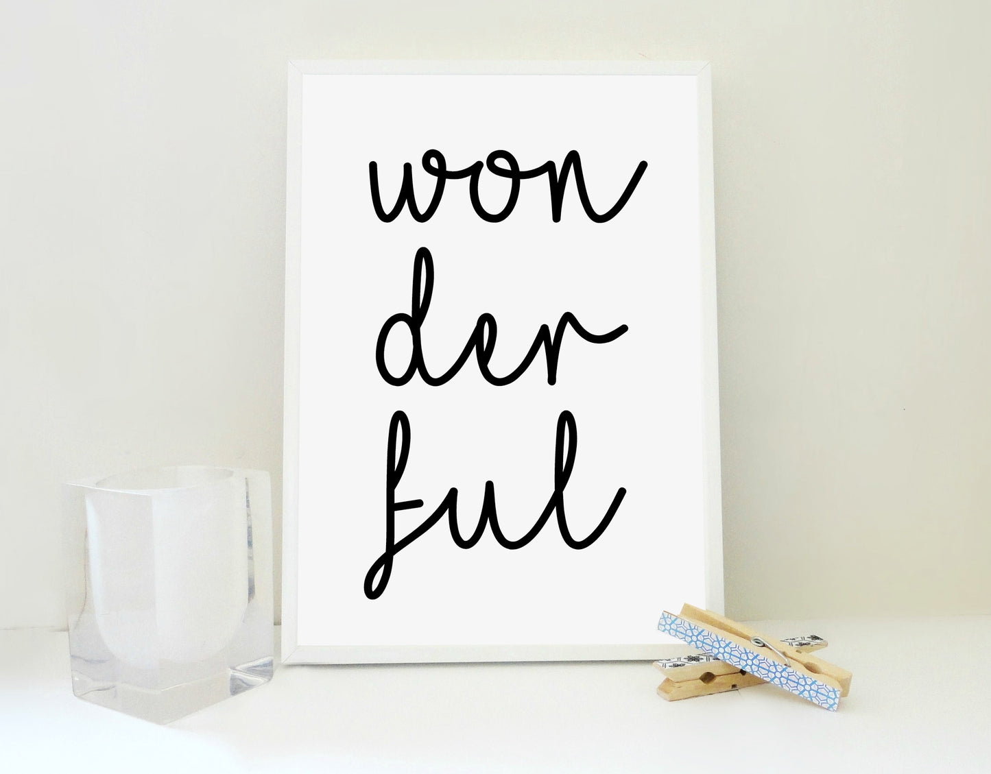 Wonderful no2 Printable, Wonderful Art Print