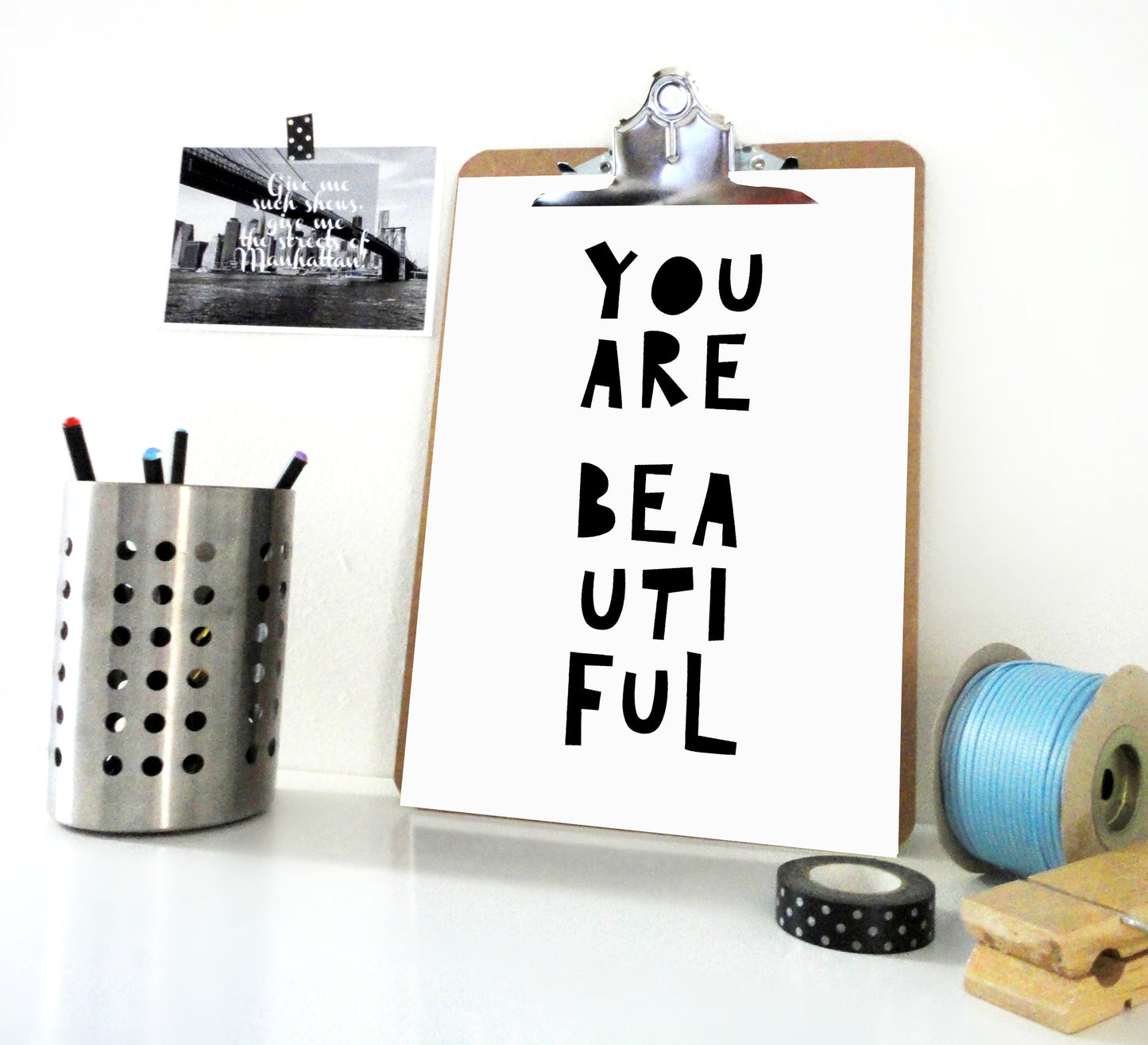 You Are Beautiful Art Print, Beautiful Printable