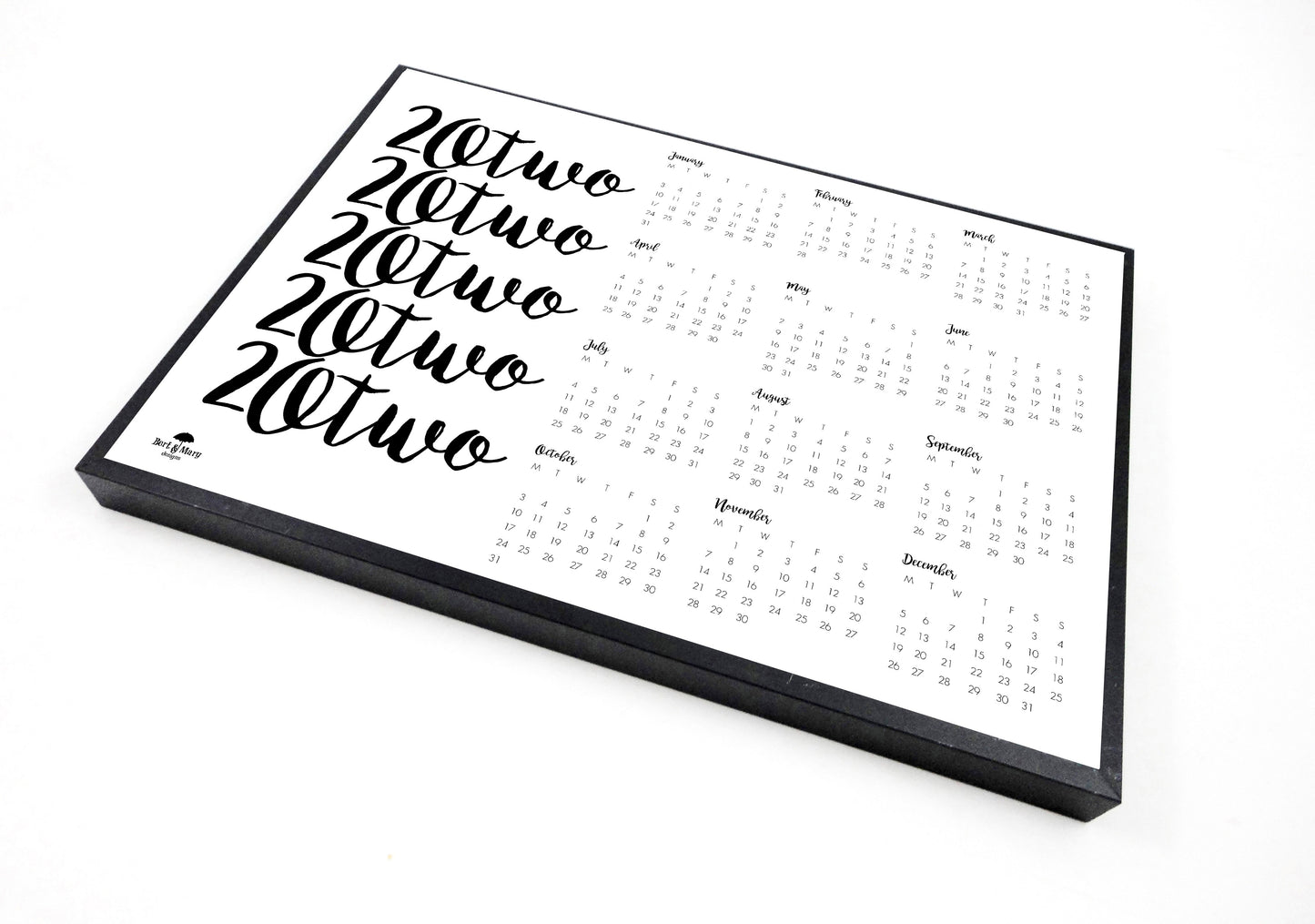 20Two Printable Calendar, 2022 Calendar, 2022 Planner