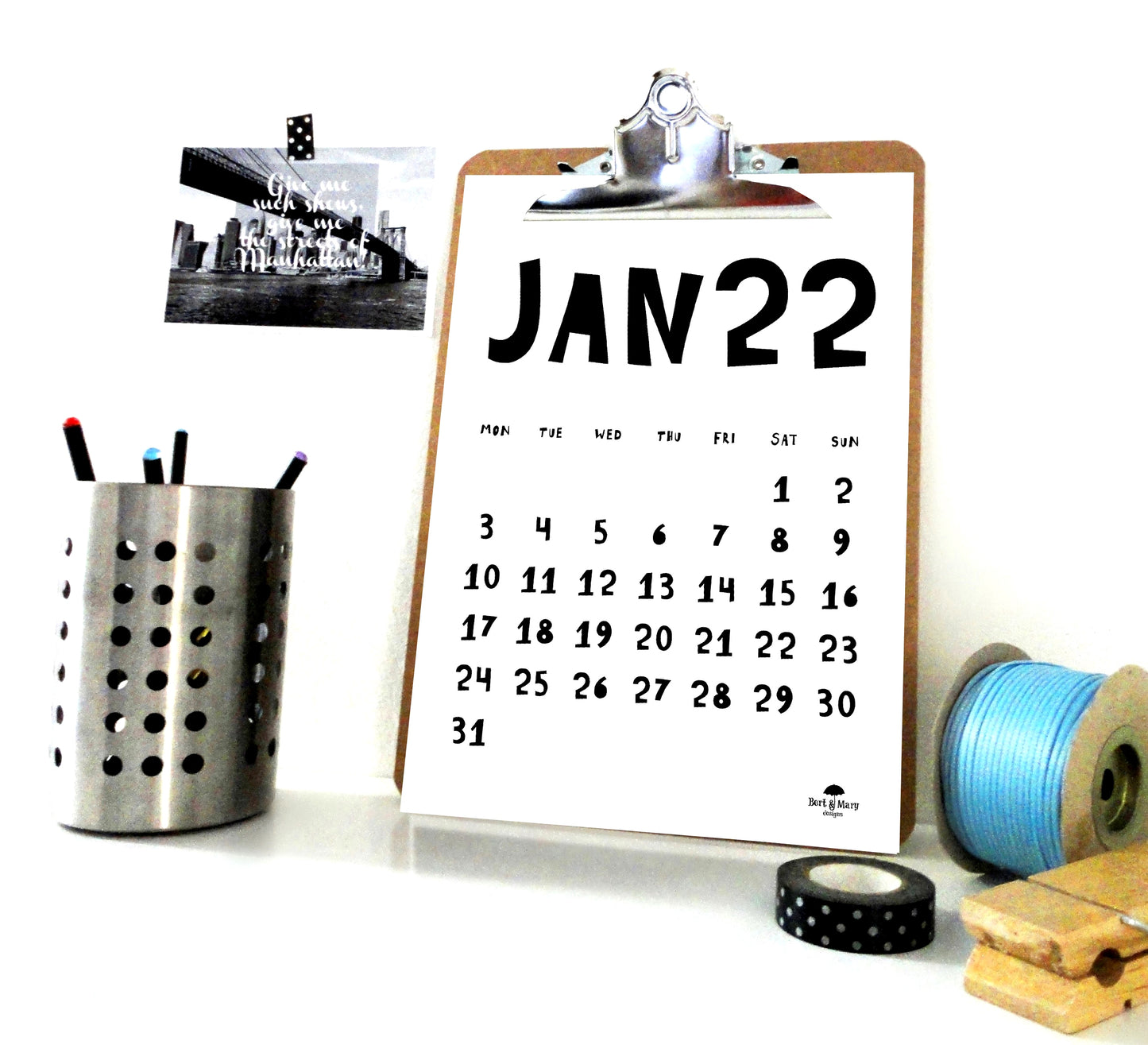 Playful Printable Calendar, 2022 Calendar