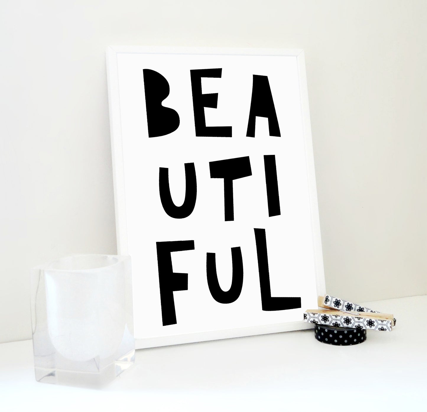 Beautiful Printable Print No2, Beautiful Poster, Girl Room Wall Art