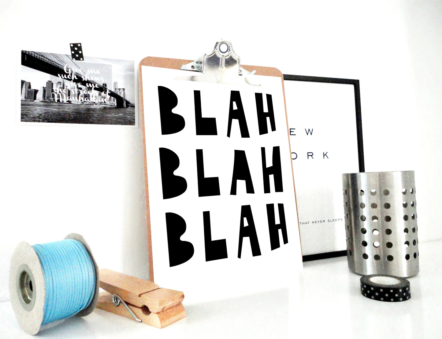 Blah Blah Blah Print, Blah Blah Blah Printable, Funny Printable