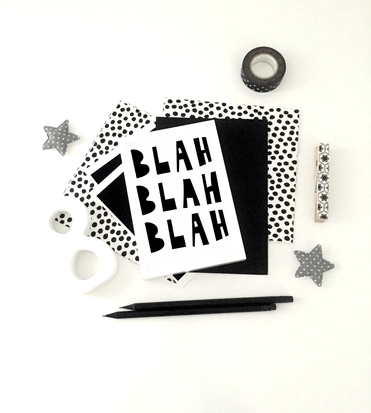 Blah Blah Blah Print, Blah Blah Blah Printable, Funny Printable