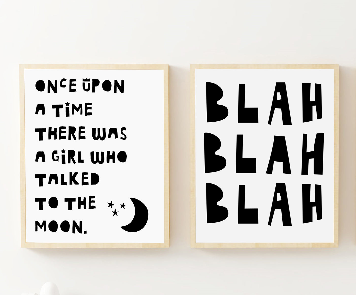 Blah Blah Blah Print, Blah Blah Blah Printable, Funny Printable