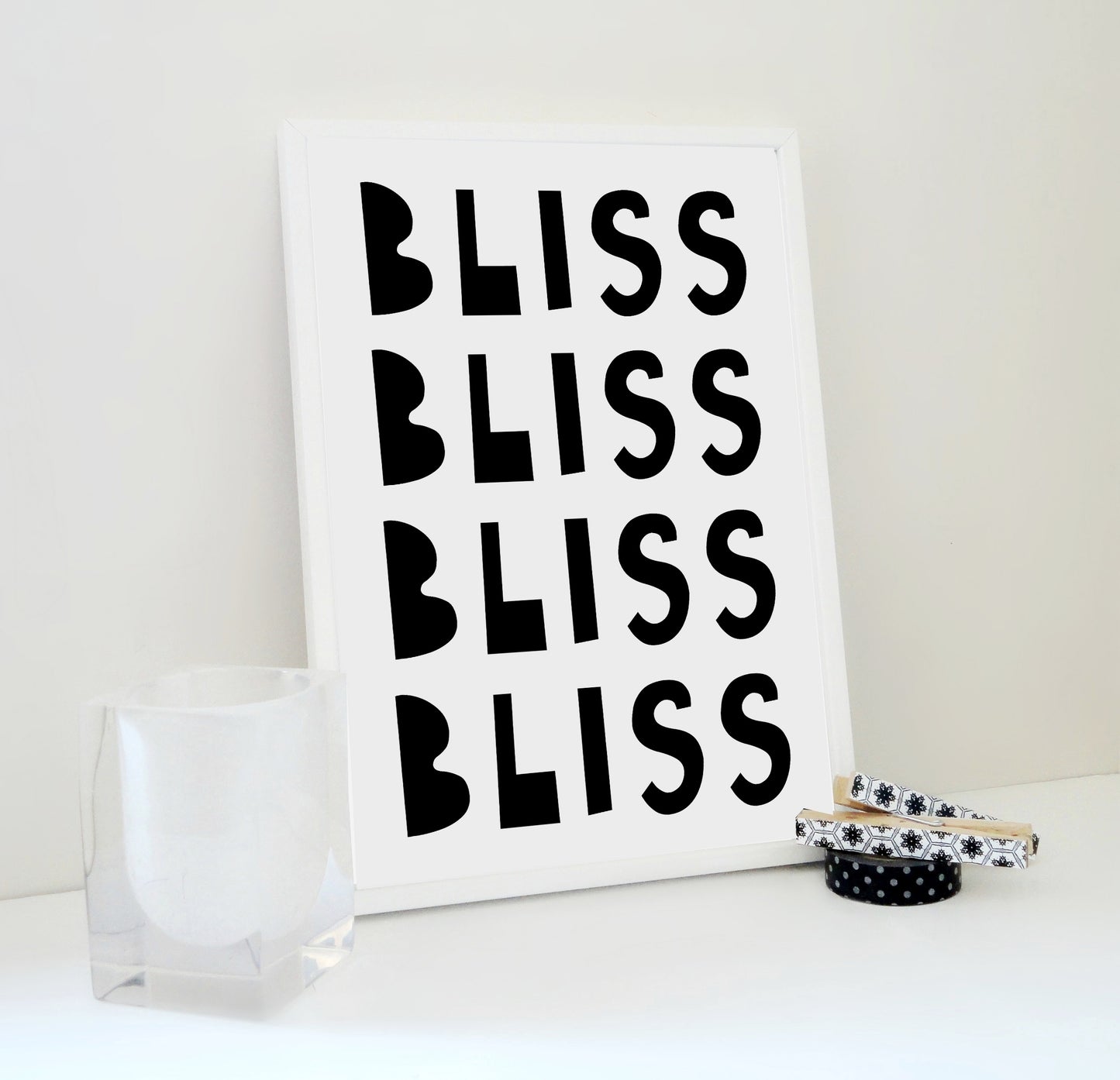 Bliss No2 Printable Print, Bliss Art Print