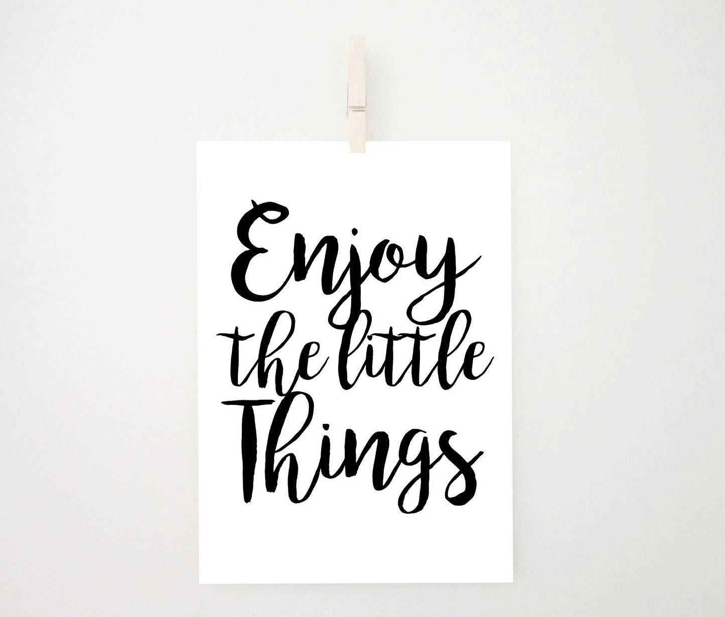 Enjoy the Little Things Printable, Motivational Print, Quote Print