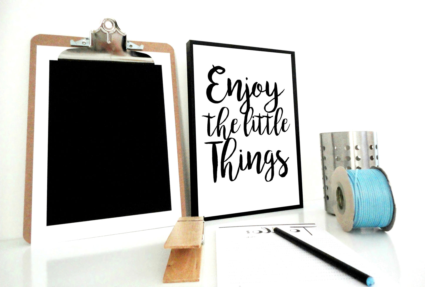 Enjoy the Little Things Printable, Motivational Print, Quote Print