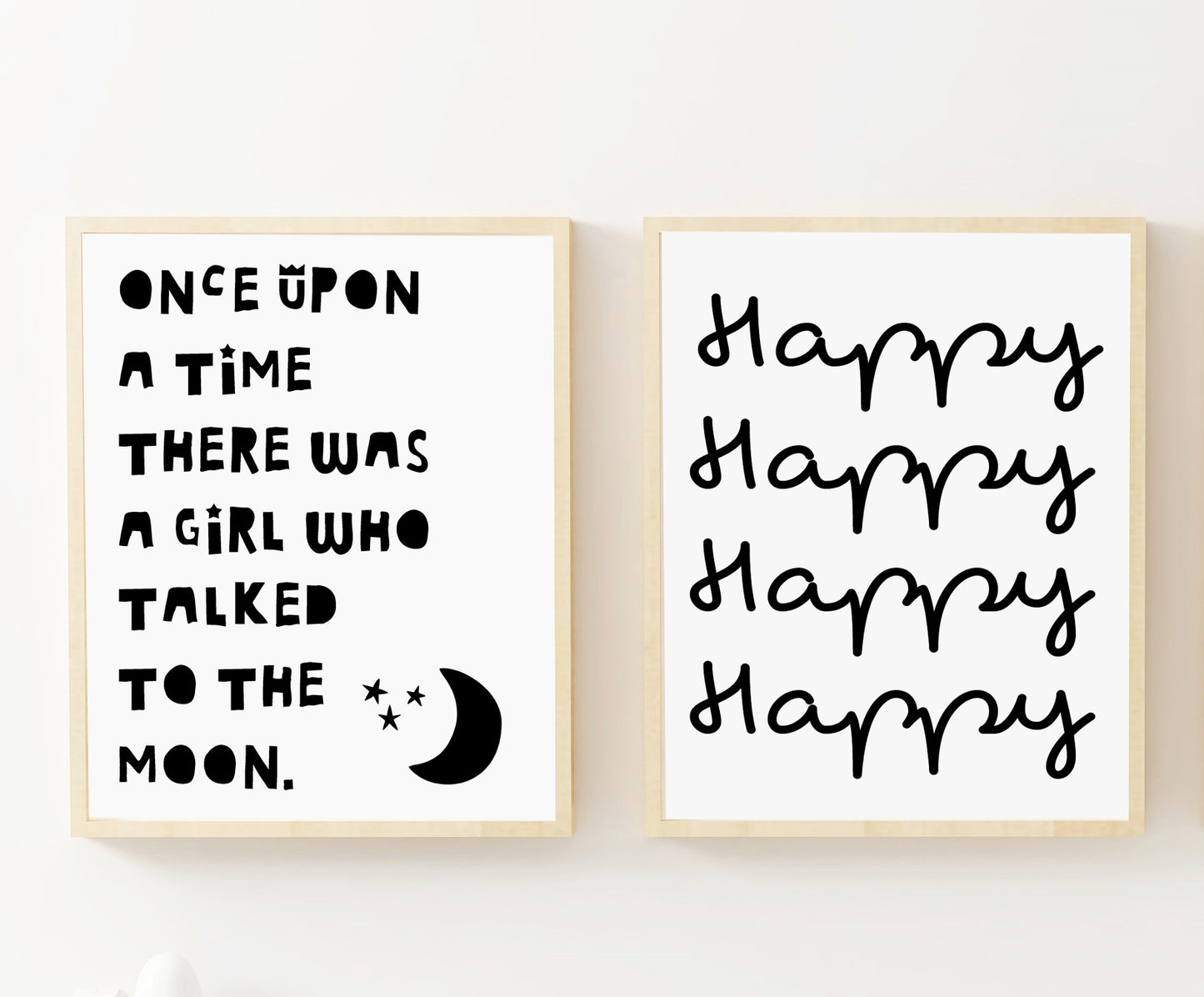 Happy Happy Printable, Happy Art Print, Motivational Print