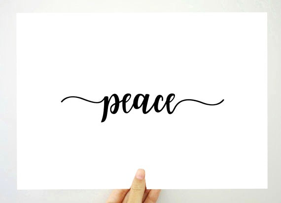 Peace Printable Print, Peace Poster, Peace Wall Art