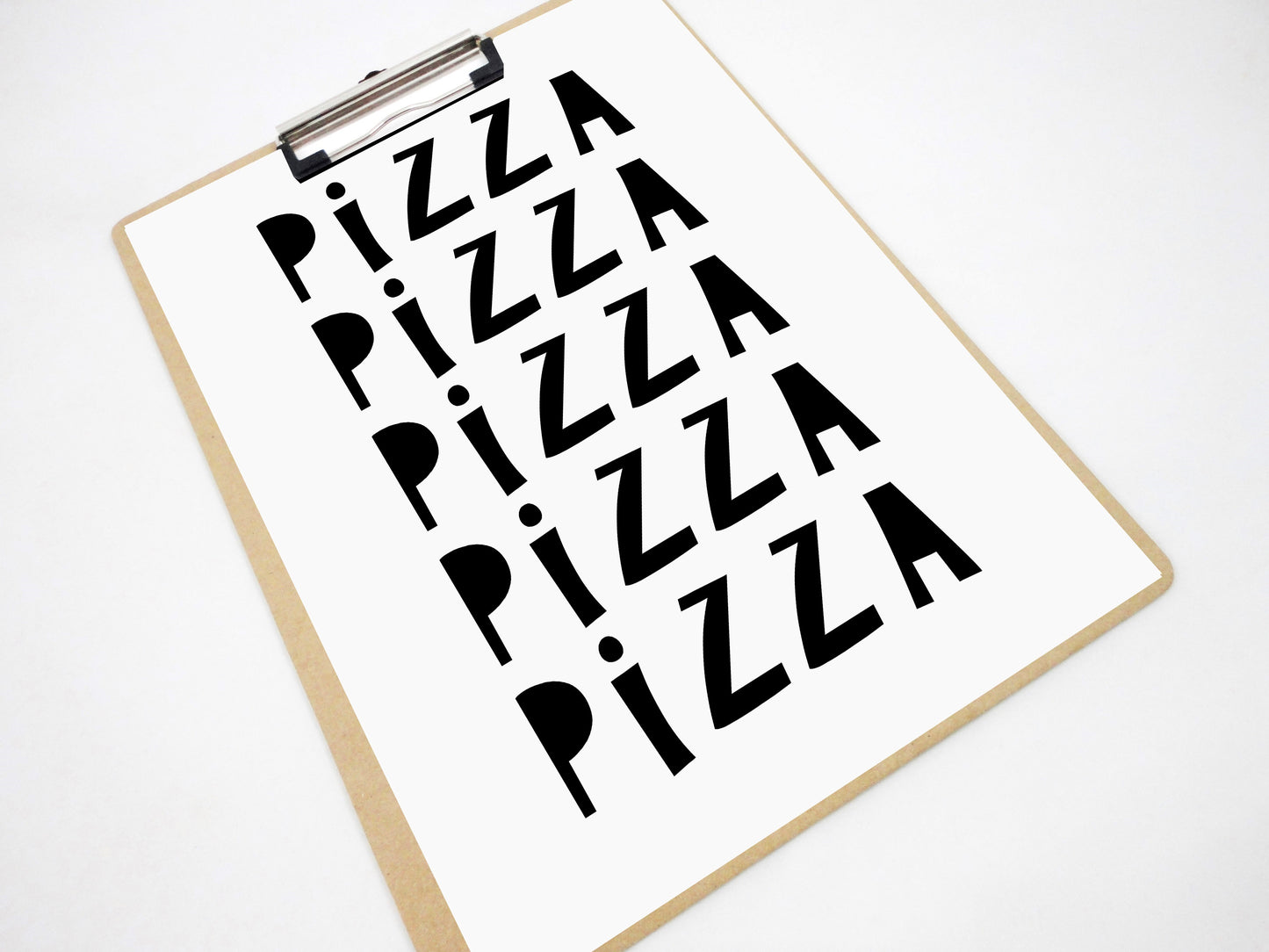 Pizza Printable Print, Pizza Poster, Kitchen Wall Art