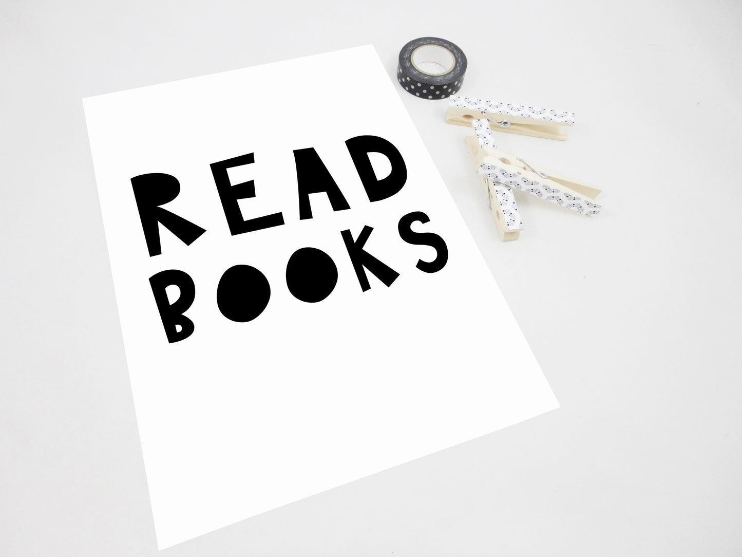 Read Books Printable, Read Art Print, Books Print